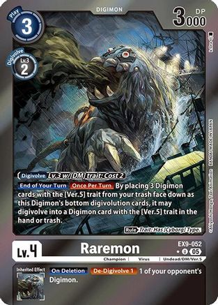 Raremon (Limited Foil) (EX9-052) - Versus Monsters Foil