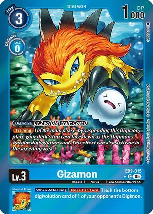 Gizamon (Limited Foil) (EX9-015) - Versus Monsters Foil