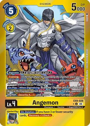 Angemon (Limited Foil) (EX9-026) - Versus Monsters Foil