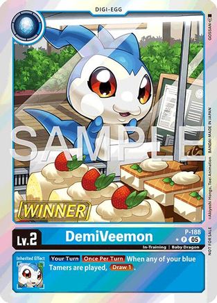 DemiVeemon (Store Tournament 2025 Vol.3 Winner Pack) (P-188) - Digimon Promotion Cards Foil