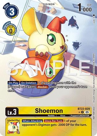 Shoemon (Box Topper) (BT22-029) - Cyber Eden Foil