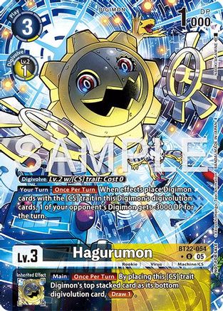 Hagurumon (Box Topper) (BT22-054) - Cyber Eden Foil