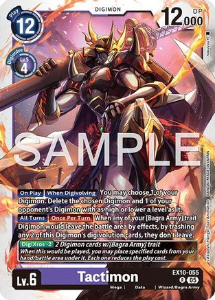 Tactimon (EX10-055) - Sinister Order Foil