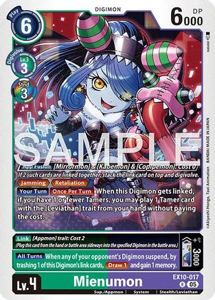 Mienumon (EX10-017) - Sinister Order Foil