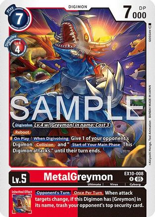 MetalGreymon (EX10-008) - Sinister Order Foil