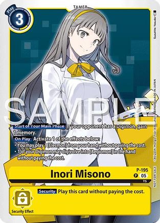 Inori Misono (Time Stranger Demo Deck) (P-195) - Digimon Demo Deck Exclusive Cards