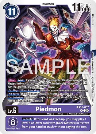 Piedmon (EX10-057) - Sinister Order Foil