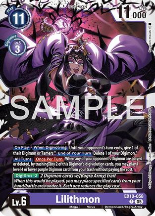 Lilithmon (EX10-058) - Sinister Order Foil