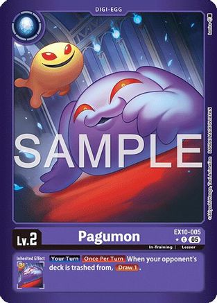 Pagumon (Limited Foil) (EX10-005) - Sinister Order Foil
