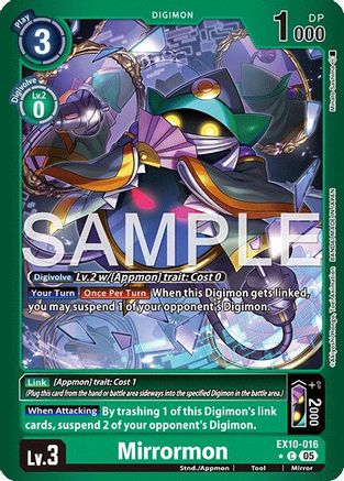 Mirrormon (Limited Foil) (EX10-016) - Sinister Order Foil
