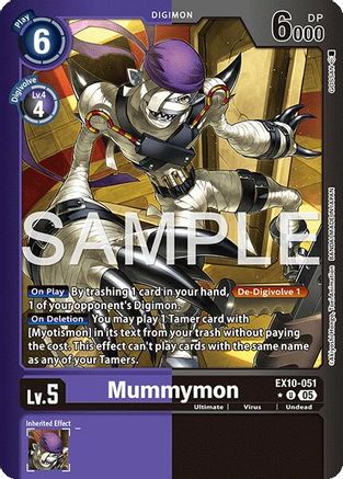 Mummymon (Limited Foil) (EX10-051) - Sinister Order Foil