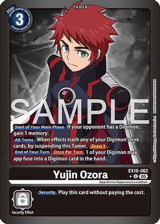 Yujin Ozora (Limited Foil) (EX10-062) - Sinister Order Foil
