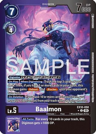 Baalmon (Limited Foil) (EX10-050) - Sinister Order Foil