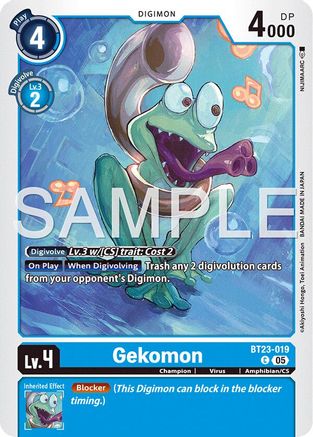 Gekomon (BT23-019) - Hackers' Slumber