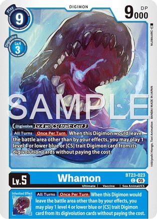 Whamon (BT23-023) - Hackers' Slumber