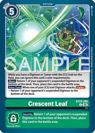 Crescent Leaf (BT23-095) - Hackers' Slumber
