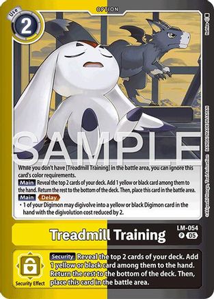 Treadmill Training (LM-054) - Limited Card Pack -Another Knight- Foil