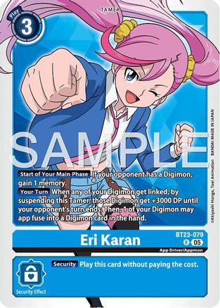 Eri Karan (BT23-079) - Hackers' Slumber Foil