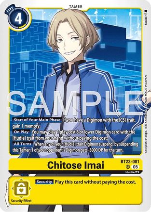 Chitose Imai (BT23-081) - Hackers' Slumber Foil