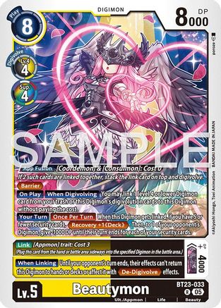Beautymon (BT23-033) - Hackers' Slumber Foil