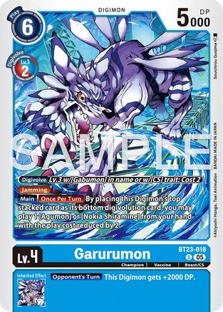 Garurumon (BT23-018) - Hackers' Slumber