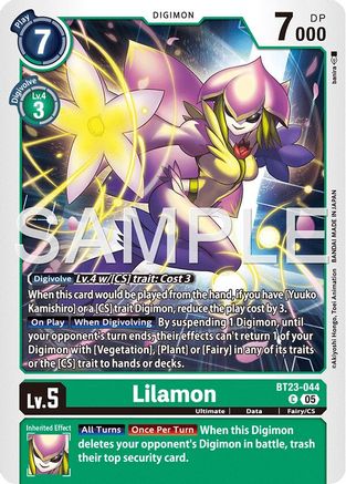 Lilamon (BT23-044) - Hackers' Slumber