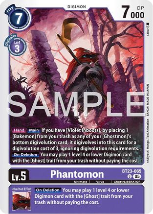 Phantomon (BT23-065) - Hackers' Slumber