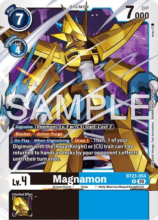 Magnamon (BT23-054) - Hackers' Slumber Foil