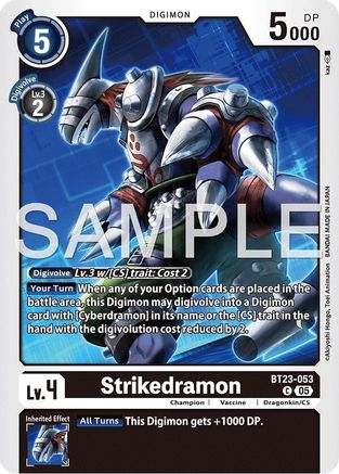 Strikedramon (BT23-053) - Hackers' Slumber