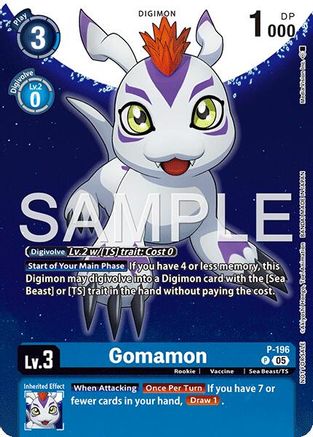 Gomamon (Digimon Story: Time Stranger Promo Pack) (P) - Digimon Promotion Cards Foil