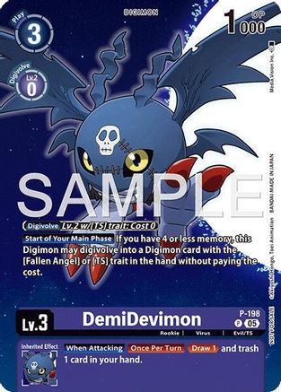 DemiDevimon (Digimon Story: Time Stranger Promo Pack) (P) - Digimon Promotion Cards Foil