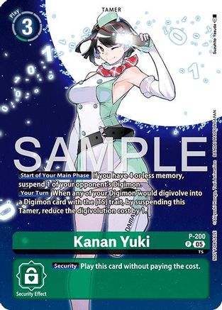 Kanan Yuki (Digimon Story: Time Stranger Promo Pack) (P) - Digimon Promotion Cards Foil