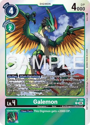 Galemon (Event Pack 8) (P-166) - Limited Card Pack -Billion Bullet- Foil