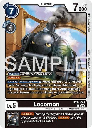 Locomon (BT24-063) - Time Stranger