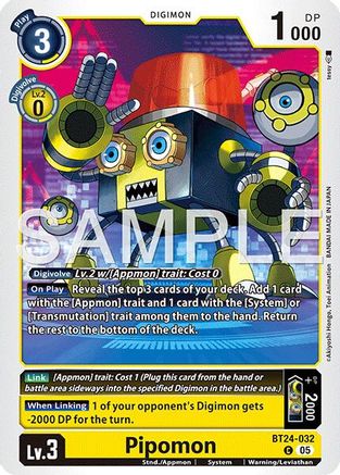 Pipomon (BT24-032) - Time Stranger