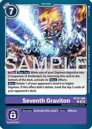 Seventh Graviton (BT24-096) - Time Stranger Foil