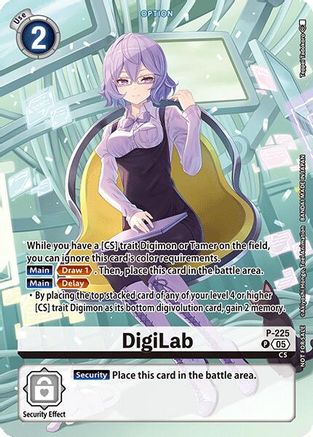 Digilab (Time Stranger Box Topper) (P) - Digimon Promotion Cards Foil