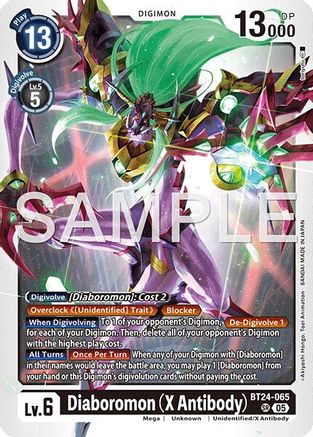 Diaboromon (X Antibody) (BT24-065) - Time Stranger Foil