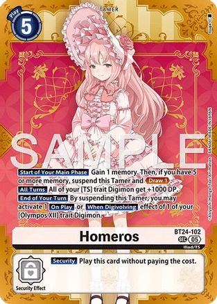 Homeros (BT24-102) - Time Stranger Foil