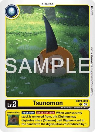 Tsunomon (BT24-003) (BT24-003) - Time Stranger