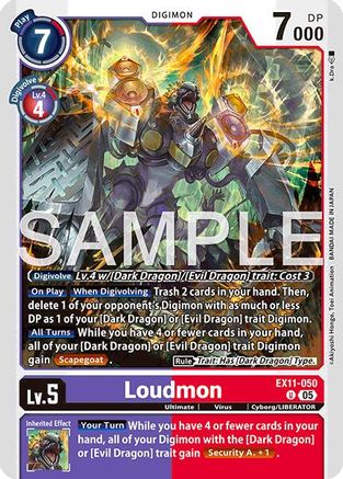 Loudmon (EX11-050) - Dawn of Liberator