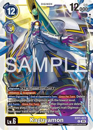 Kaguyamon (EX11-023) - Dawn of Liberator Foil