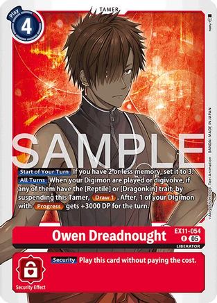 Owen Dreadnought (EX11-054) - Dawn of Liberator Foil