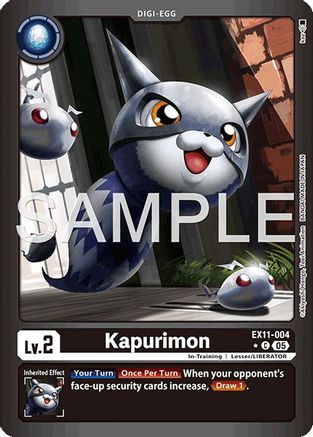 Kapurimon (Limited Foil) (EX11-004) - Dawn of Liberator Foil