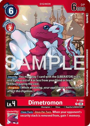 Dimetromon - P-189 (P-189) - Limited Card Pack -Another Knight- Foil