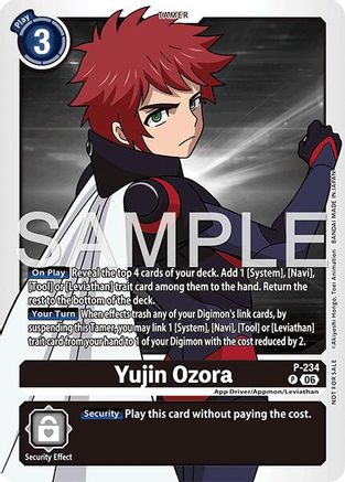 Yujin Ozora (Store Tournament 2026 Vol. 2 Participation Pack) (P-234) - Digimon Promotion Cards