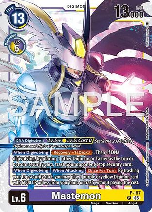 Mastemon - P-187 (Reprint) (P-187) - Advanced Booster Digimon Generation Foil