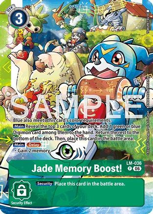 Jade Memory Boost! (Alternate Art) (LM-036) - Starter Deck 23: Beatbreak Foil