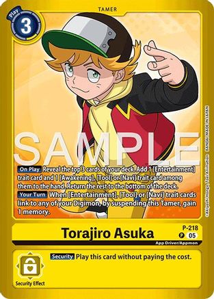 Torajiro Asuka (P-218) - Limited Card Pack -Final Crest- Foil