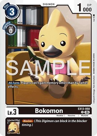 Bokomon (EX13-050) - Chivalrous XIII